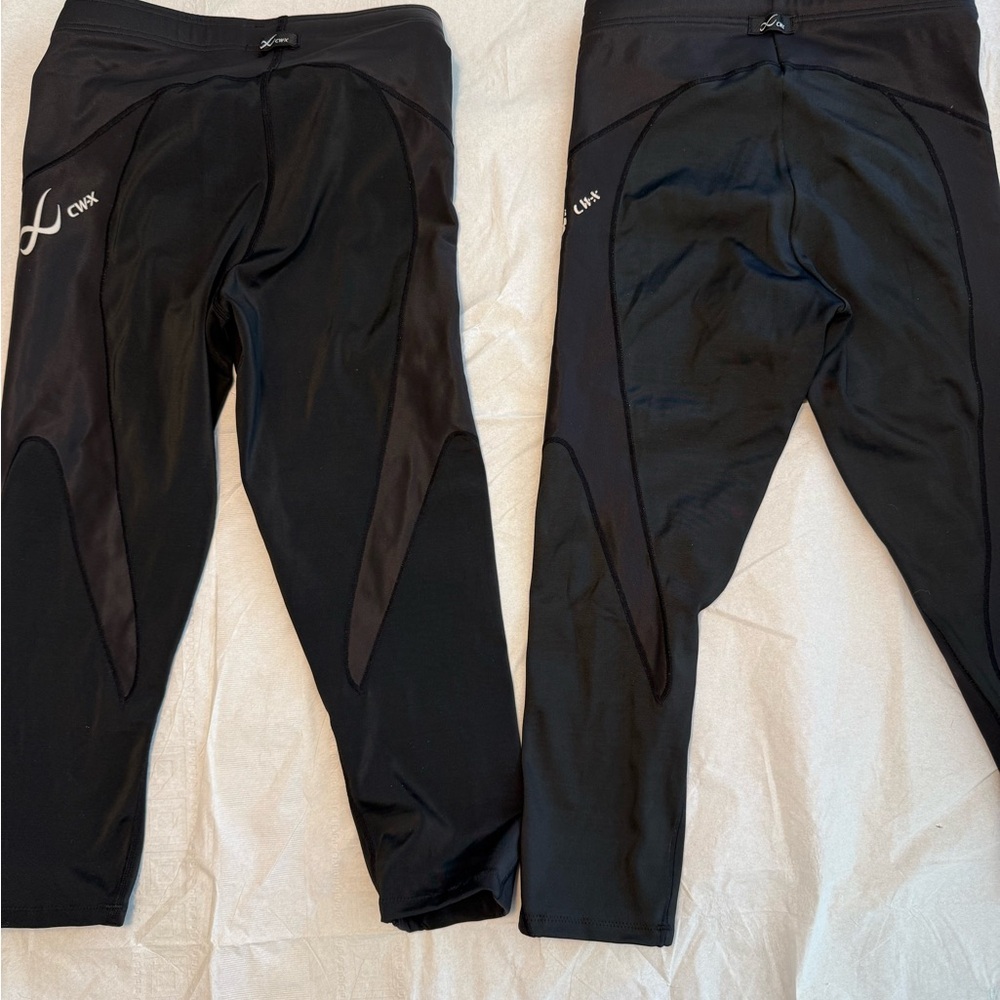 CW-X  Black Compression Running Leggings